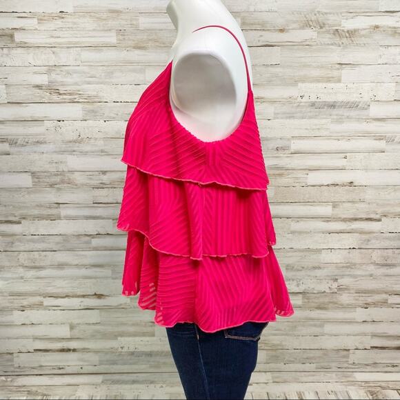 Anthropologie Amadi Ameline Tank Top Sleeveless Womens Size S Fuchsia Pink - Picture 5 of 16